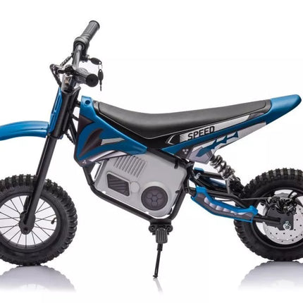 Akumuliatorinis kroso motociklas A9901 mėlynos spalvos