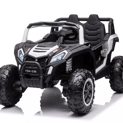 Akumuliatorinis automobilis YSA036 White 4×4 (baltos spalvos)
