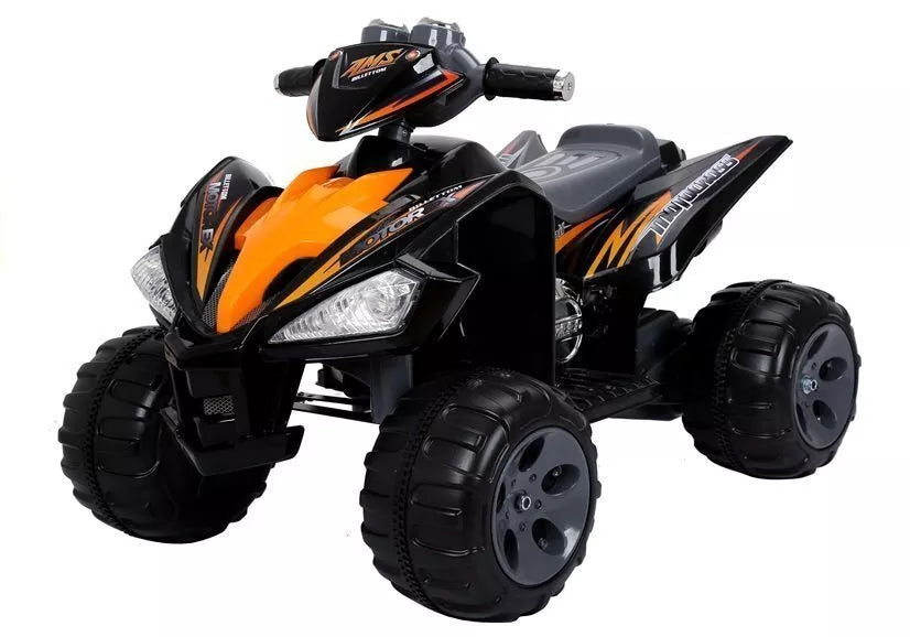 Medium Quad Juodas – elektrinis keturratis vaikams