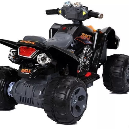 Medium Quad Juodas – elektrinis keturratis vaikams