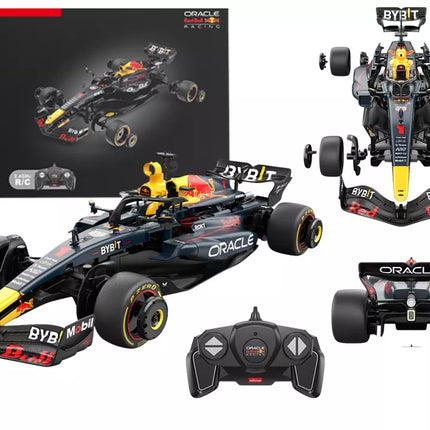 Rastar 1:16 RC bolidas iš konstravimo kaladėlių – Red Bull F1, tamsiai mėlynas