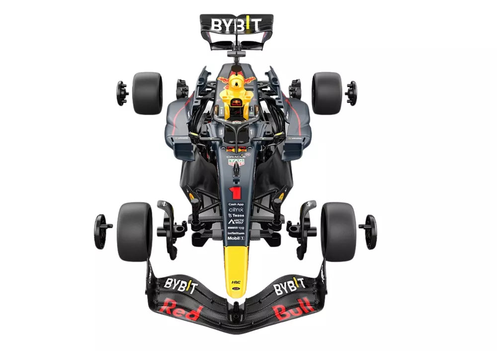Rastar 1:16 RC bolidas iš konstravimo kaladėlių – Red Bull F1, tamsiai mėlynas
