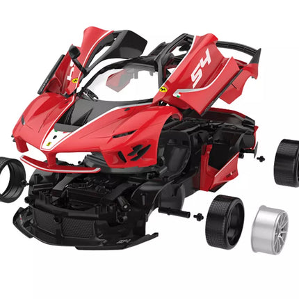 RASTAR 1:18 Ferrari FXXK EVO – 88 dalių konstruktorius su nuotolinio valdymo funkcija