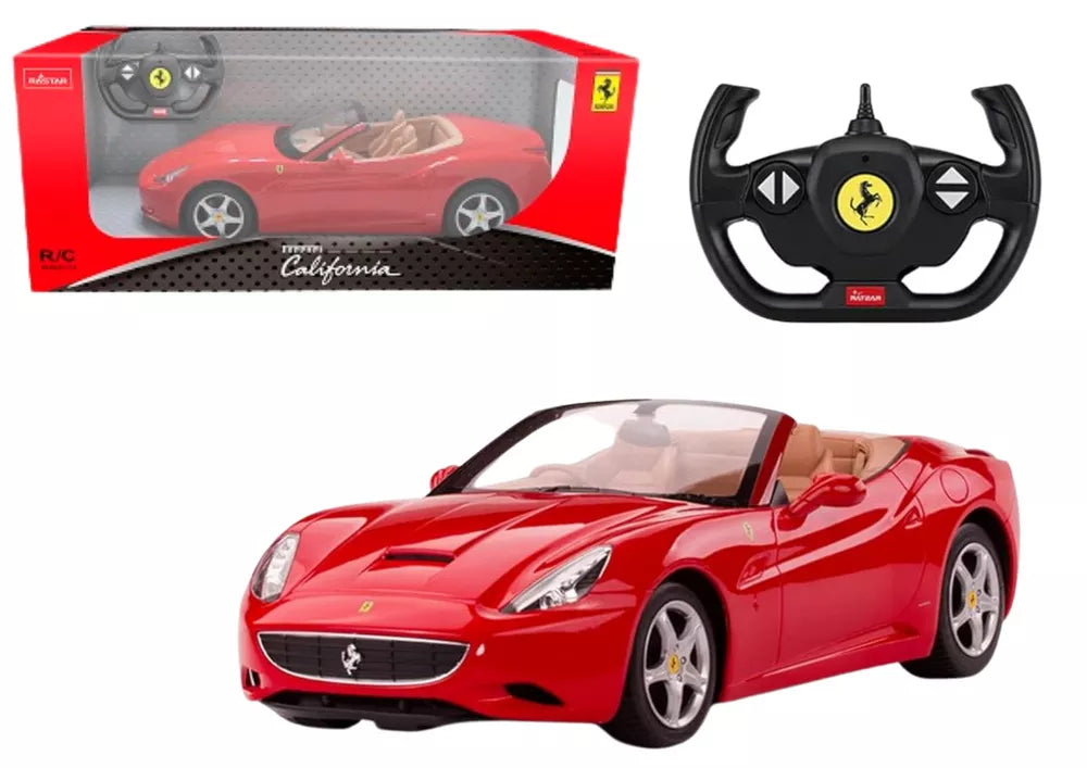 Ferrari California 1:24 RC raudonas sportinis automobilis