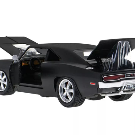 Dodge Charger R/T RC 1:16 juodas sportinis automobilis