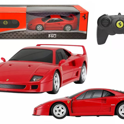 RC sportinis automobilis 1:24 – Ferrari F40, raudonas