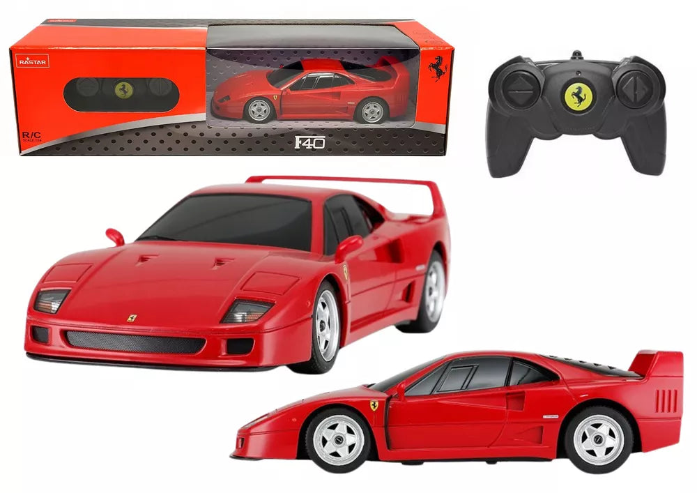 RC sportinis automobilis 1:24 – Ferrari F40, raudonas