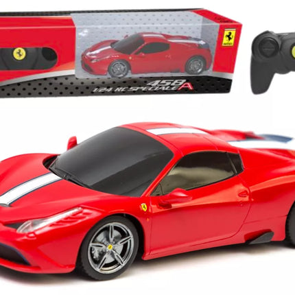 Ferrari 458 Speciale RC 1:24 raudonas sportinis automobilis