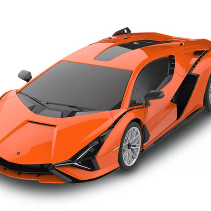 RC sportinis automobilis 1:24 – Rastar Lamborghini Sian, oranžinis