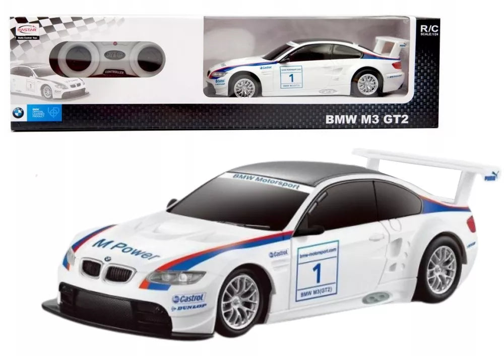 RC sportinis automobilis 1:24 – BMW M3 GT2, baltas