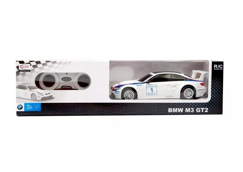 RC sportinis automobilis 1:24 – BMW M3 GT2, baltas