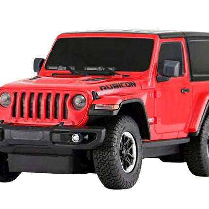 JEEP Wrangler JL Rubicon RC 1:24 – Raudonas bekelės automobilis