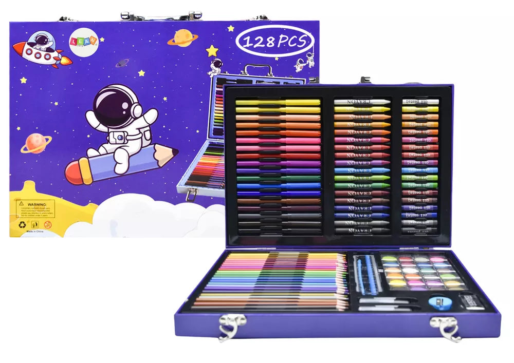 Meninis rinkinys vaikams lagamine su astronautu, 128 vnt.