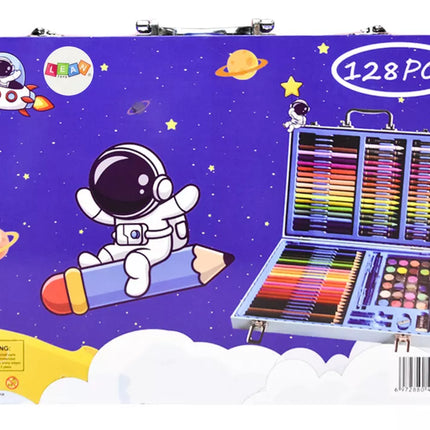 Meninis rinkinys vaikams lagamine su astronautu, 128 vnt.