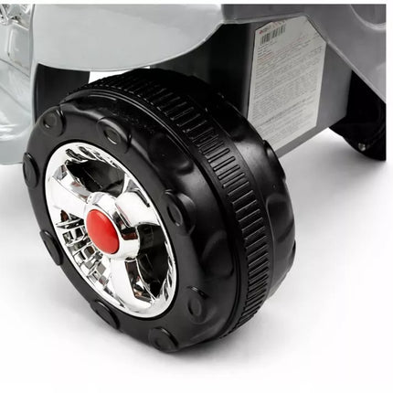 Sidabrinis vaikiškas elektrinis motociklas HC8051