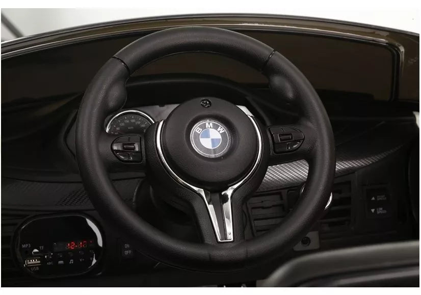 BMW X6 Baltas – vaikiškas elektrinis automobilis