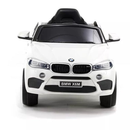 BMW X6 Baltas – vaikiškas elektrinis automobilis