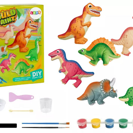 Edukacinis kasinėjimų rinkinys „Dinozaurai ir brangakmeniai“