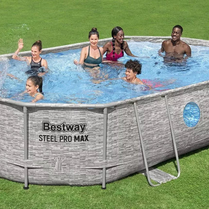 Bestway stačiakampis karkasinis baseinas 427 x 250 x 100 cm