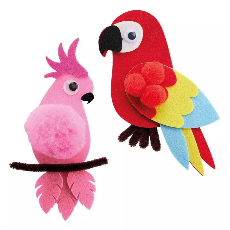 Kūrybinis rinkinys – Veltinio papūgos