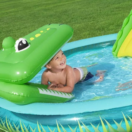 Bestway „Crocodile“ pripučiamas vandens žaidimų centras