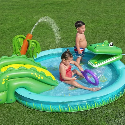 Bestway „Crocodile“ pripučiamas vandens žaidimų centras