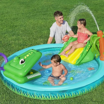 Bestway „Crocodile“ pripučiamas vandens žaidimų centras