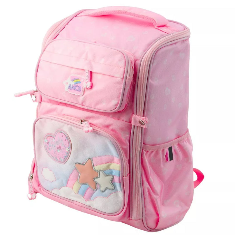 Mokyklinė kuprinė su plačiu pagrindiniu skyriumi ir kišenėmis, 20 l