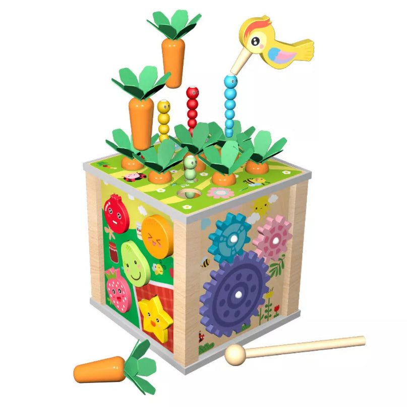 Medinis edukacinis sensorinis kubas