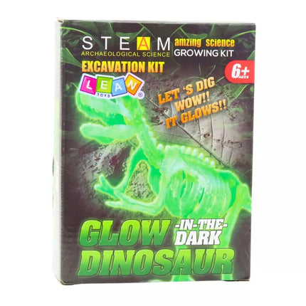 Edukacinis archeologijos rinkinys „Glowing Dinosaur Skeleton“