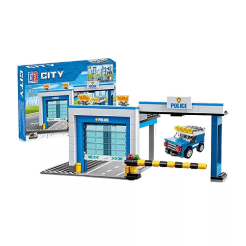 Statybiniai blokai policijos nuovadų pastatai