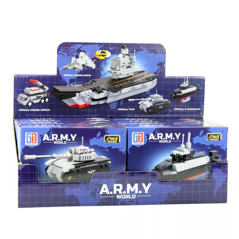 Karinės transporto priemonės konstruktorius