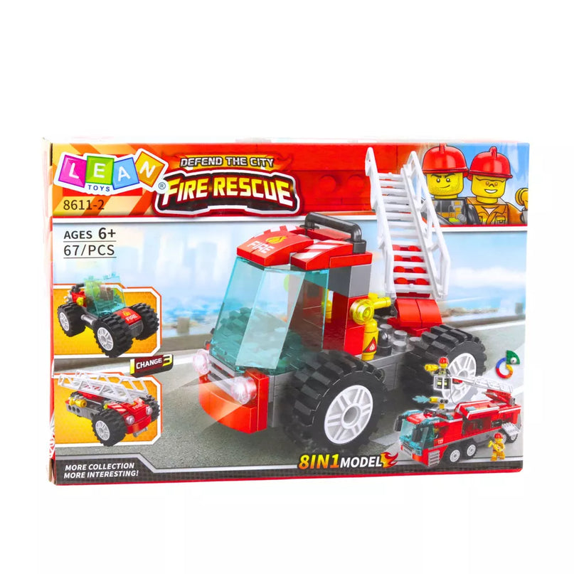 Gaisrinės automobili su kopėčiomis konstruktorius