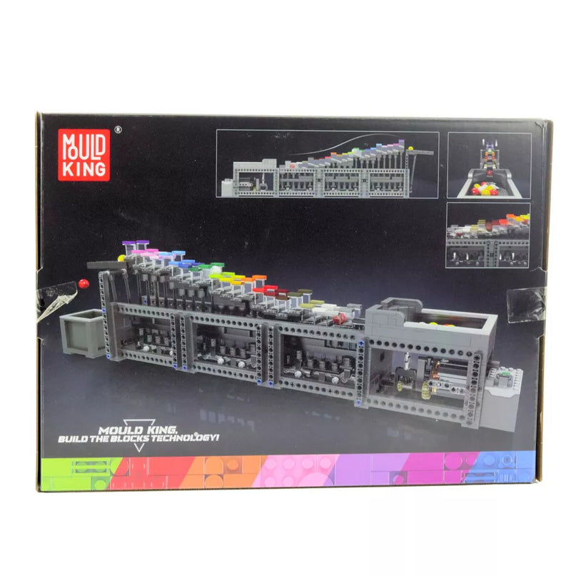 Konstruktorius rutulinis bėgis su elektros varikliu