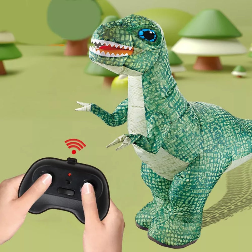 Nuotoliniu būdu valdomas pripučiamas dinozauras RC