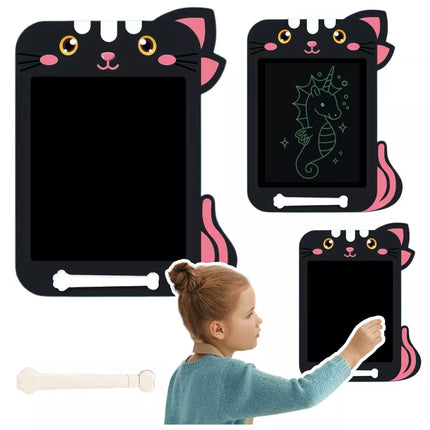 LCD piešimo planšetė Znikopis Black Cat
