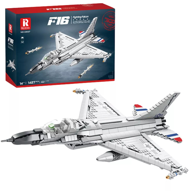 F-16 Fighting Falcon konstravimo rinkinys 1427vnt.