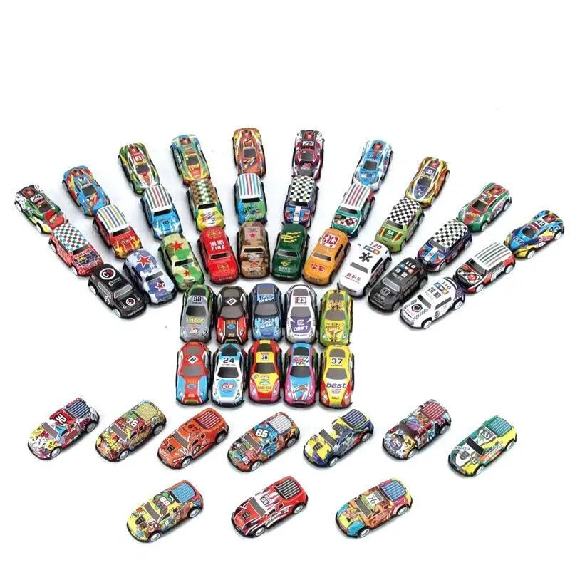 25 mechaninių automobilių rinkinys