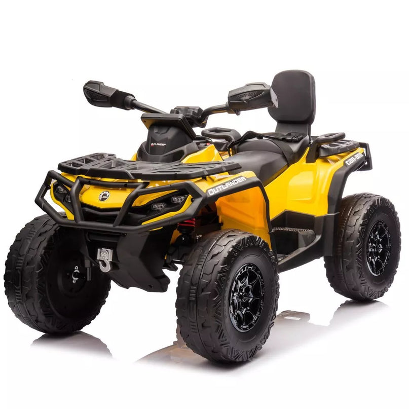 Elektrinis keturratis Can-Am Outlander 4×4 DK‑CA005 Geltonas