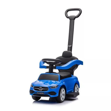 Stūmiklis–Mašinėlė Mercedes 3in1 – Mėlyna