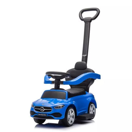 Stūmiklis–Mašinėlė Mercedes 3in1 – Mėlyna