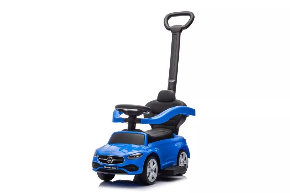 Stūmiklis–Mašinėlė Mercedes 3in1 – Mėlyna