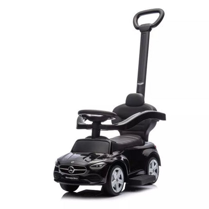 Stūmiklis–Mašinėlė Mercedes 3in1 – Juodas