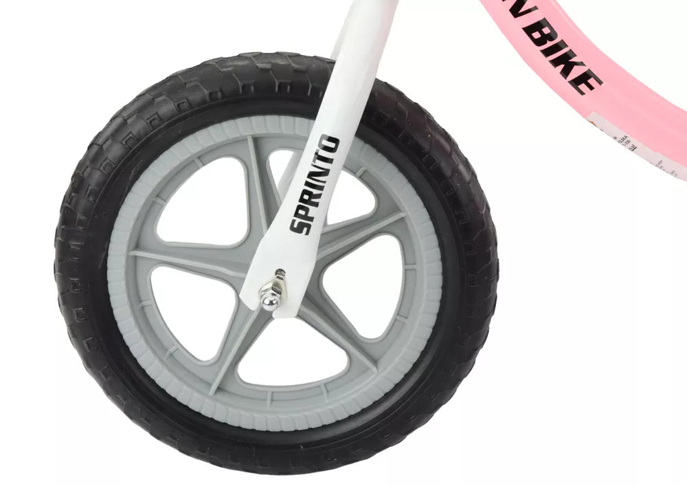 SPRINTO rožinis balansinis dviratukas