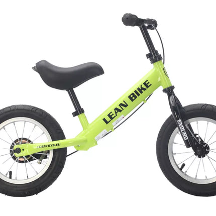 ENDURO neoninės žalios spalvos balansinis dviratukas