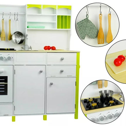 Medinė virtuvė vaikams