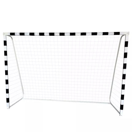 Dideli metaliniai treniruočių futbolo vartai 300×200×110 cm