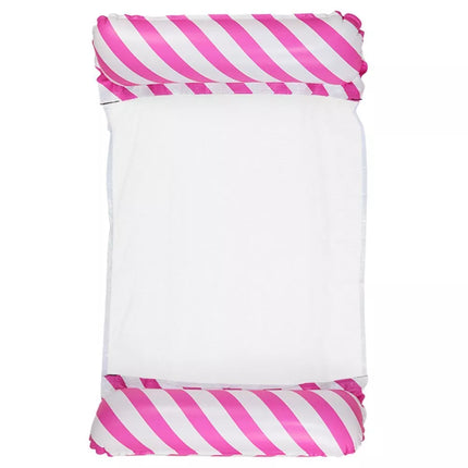 Pripučiamas vandens hamako tipo čiužinys–gultas, balta ir rožinis, 120 × 70 cm