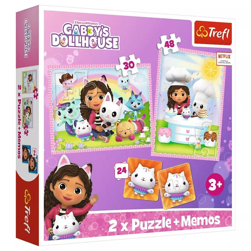 4in1 dėlionė – Gabi su katinu draugu