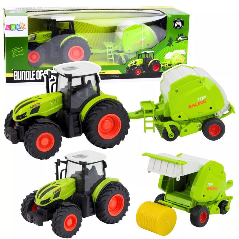 RC traktorius su presu 1:24 – nuotoliniu būdu valdomas Farmer 2.4 GHz